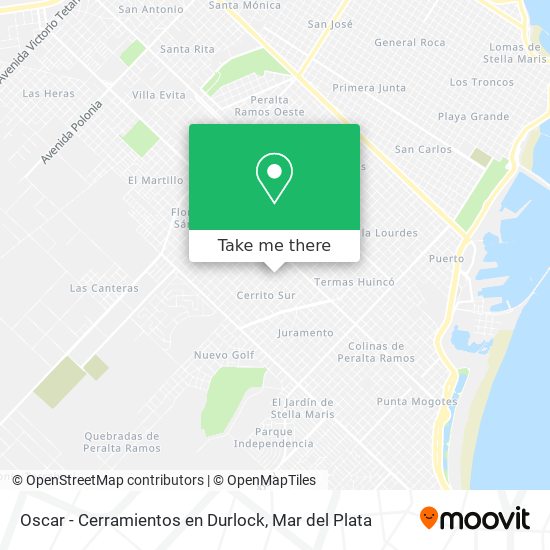 Mapa de Oscar - Cerramientos en Durlock