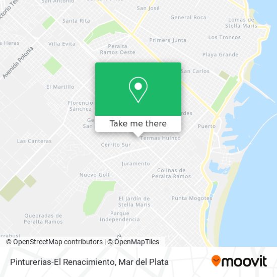 Mapa de Pinturerias-El Renacimiento