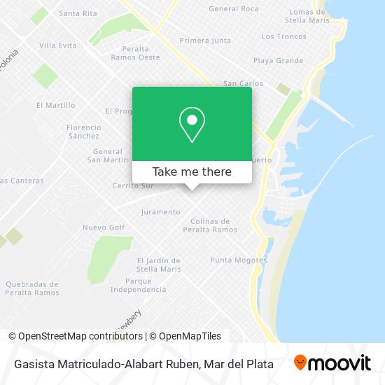 Mapa de Gasista Matriculado-Alabart Ruben