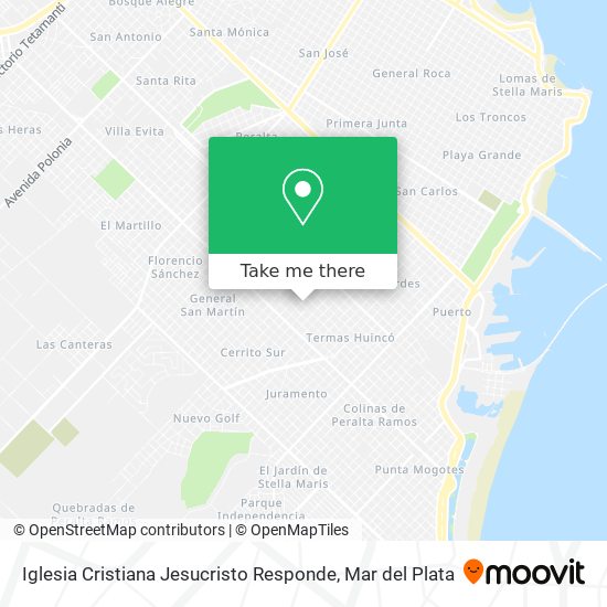 Iglesia Cristiana Jesucristo Responde map