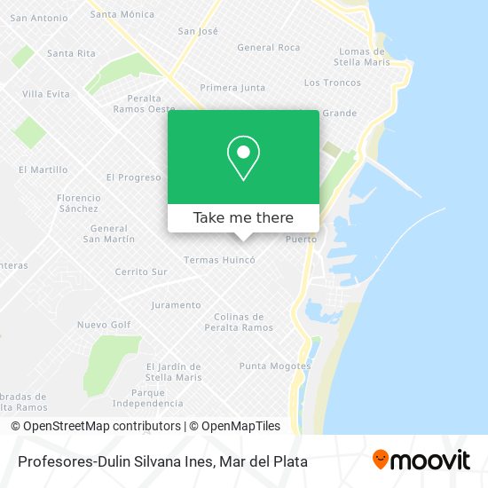 Profesores-Dulin Silvana Ines map