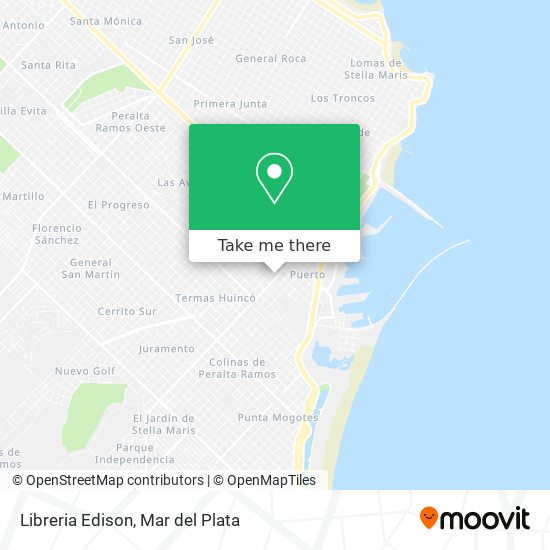 Mapa de Libreria Edison