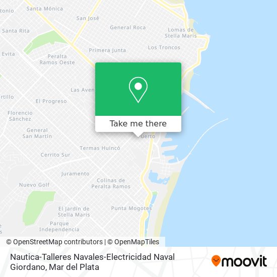 Mapa de Nautica-Talleres Navales-Electricidad Naval Giordano