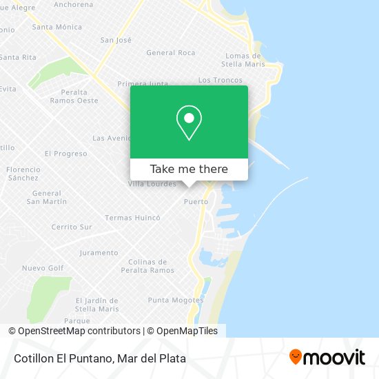 Mapa de Cotillon El Puntano