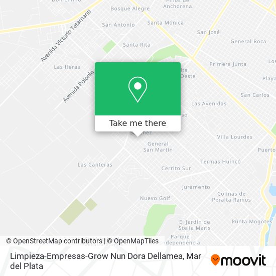 Limpieza-Empresas-Grow Nun Dora Dellamea map