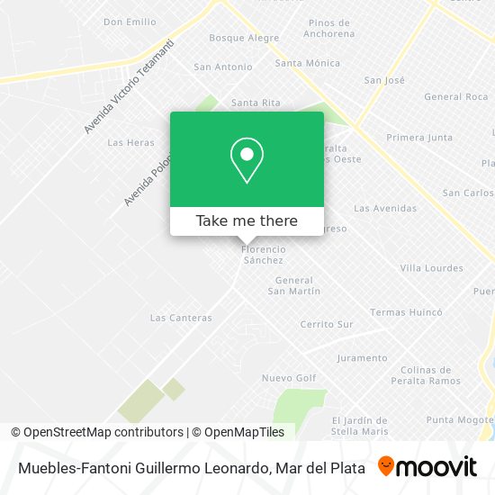 Muebles-Fantoni Guillermo Leonardo map