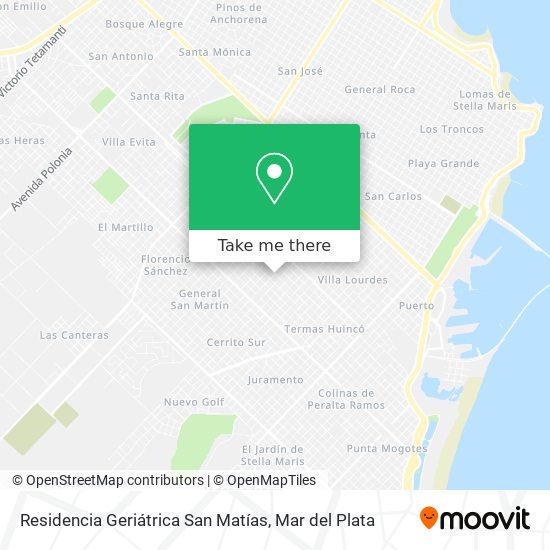 Mapa de Residencia Geriátrica San Matías
