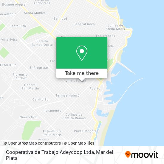 Cooperativa de Trabajo Adeycoop Ltda map