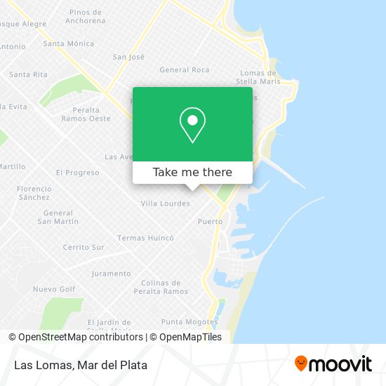 Mapa de Las Lomas