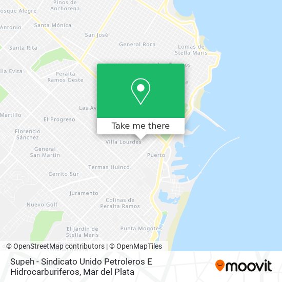 Mapa de Supeh - Sindicato Unido Petroleros E Hidrocarburiferos