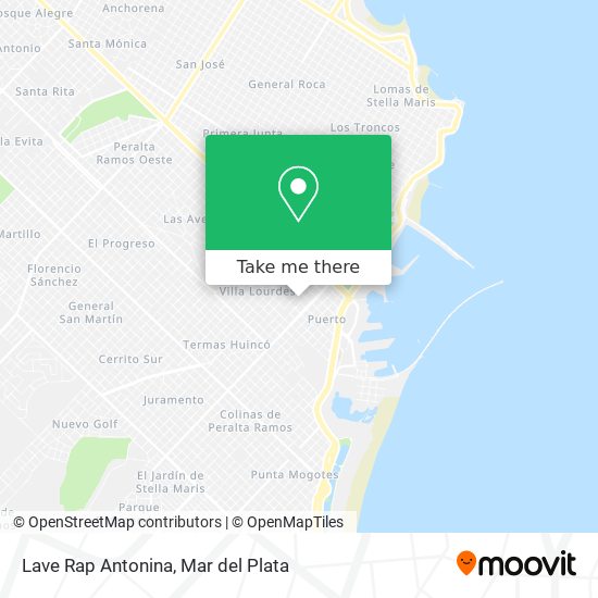 Lave Rap Antonina map