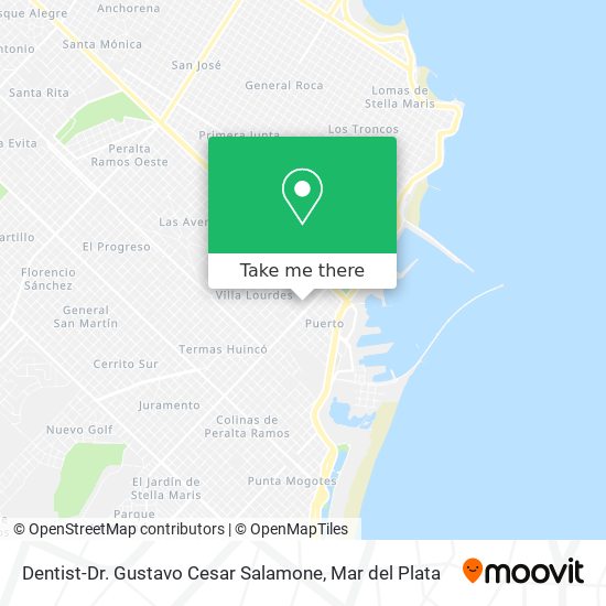 Dentist-Dr. Gustavo Cesar Salamone map