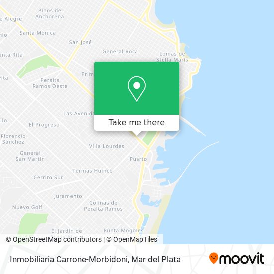 Mapa de Inmobiliaria Carrone-Morbidoni