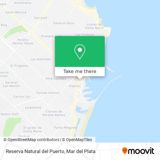 Reserva Natural del Puerto map