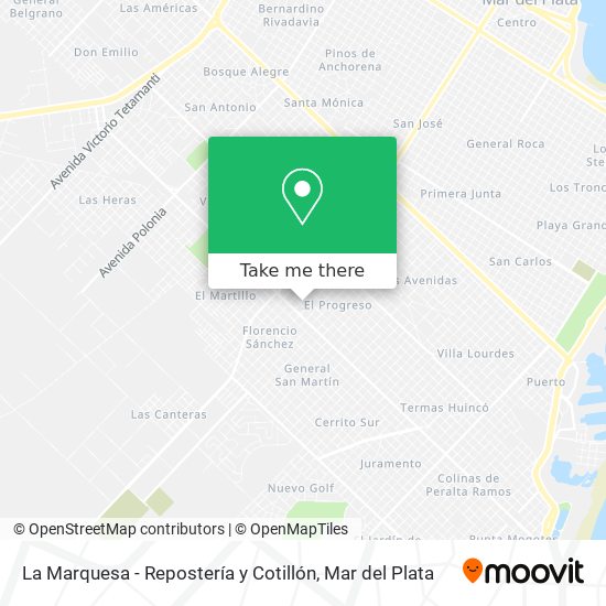 La Marquesa - Repostería y Cotillón map