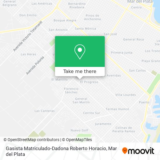 Gasista Matriculado-Dadona Roberto Horacio map