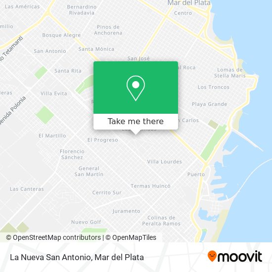 La Nueva San Antonio map