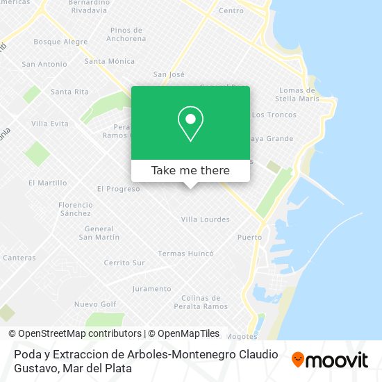 Poda y Extraccion de Arboles-Montenegro Claudio Gustavo map