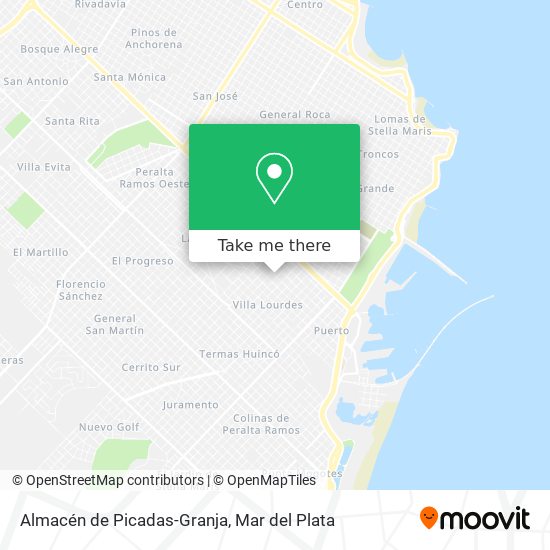 Almacén de Picadas-Granja map