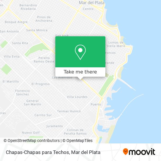 Chapas-Chapas para Techos map