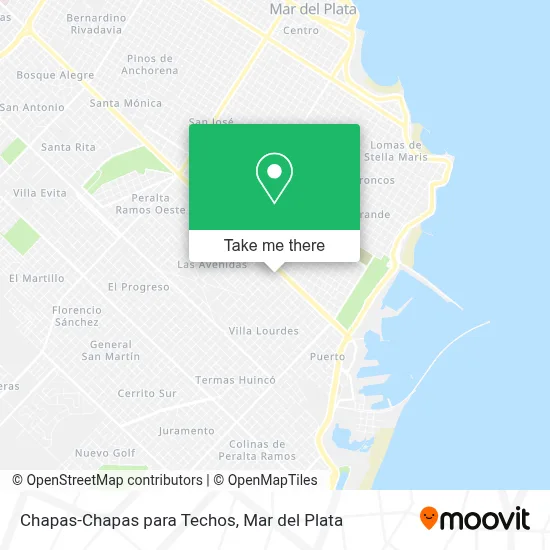 Chapas-Chapas para Techos map