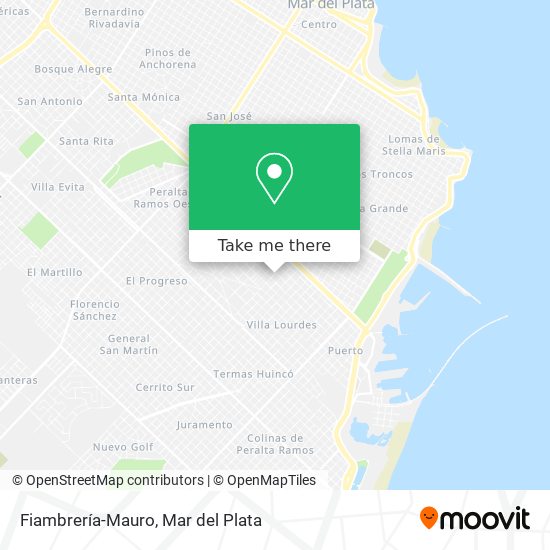 Fiambrería-Mauro map