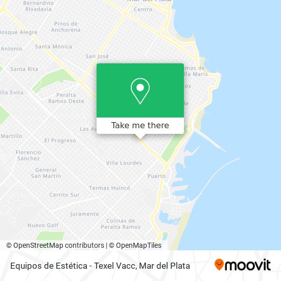 Equipos de Estética - Texel Vacc map