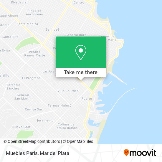 Mapa de Muebles Paris