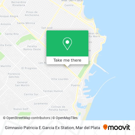 Mapa de Gimnasio Patricia E.Garcia Ex Station