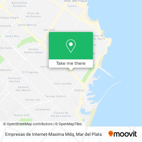 Empresas de Internet-Maxima Mdq map