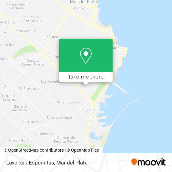 Lave Rap Espumitas map