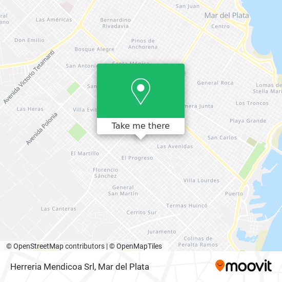 Herreria Mendicoa Srl map