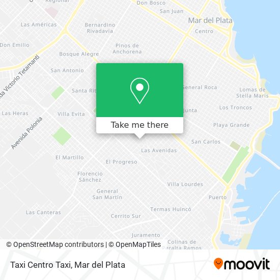 Taxi Centro Taxi map
