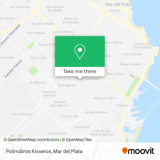 Polirrubros Kisseros map