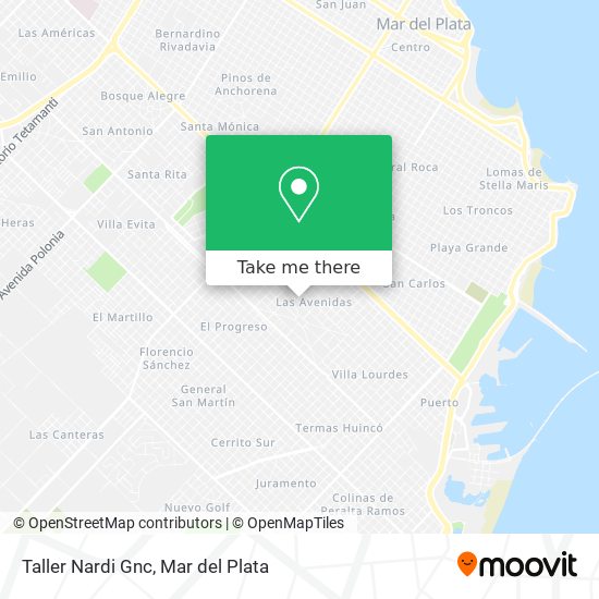 Taller Nardi Gnc map