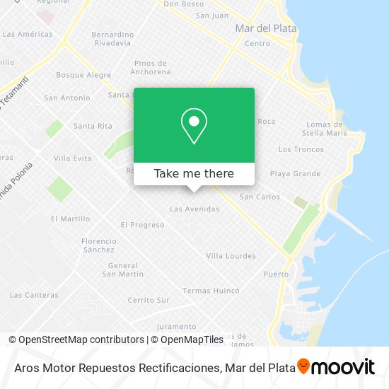 Aros Motor Repuestos Rectificaciones map