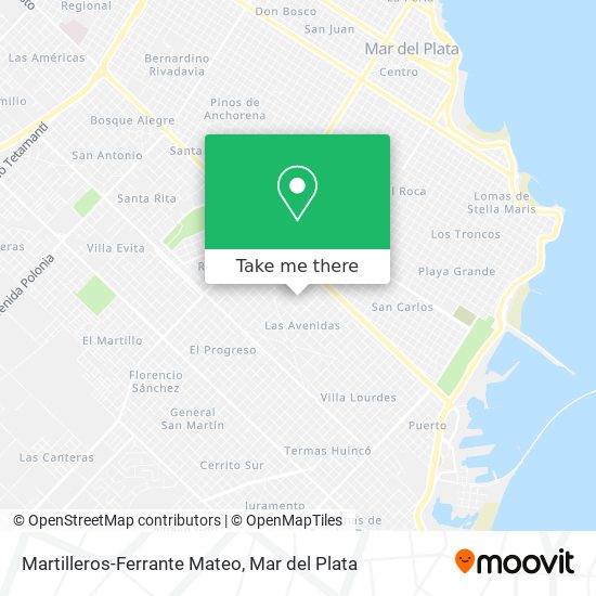 Mapa de Martilleros-Ferrante Mateo