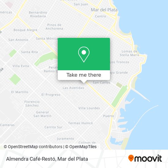 Almendra Café-Restó map