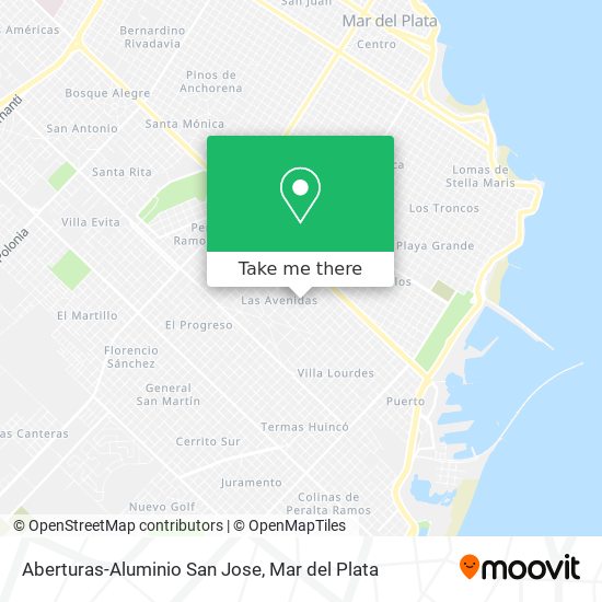 Mapa de Aberturas-Aluminio San Jose