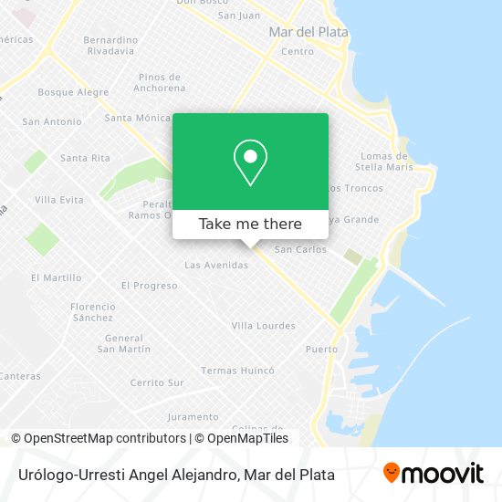 Urólogo-Urresti Angel Alejandro map