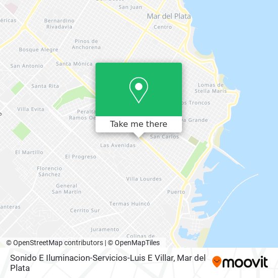 Mapa de Sonido E Iluminacion-Servicios-Luis E Villar