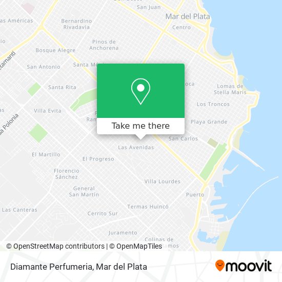 Mapa de Diamante Perfumeria