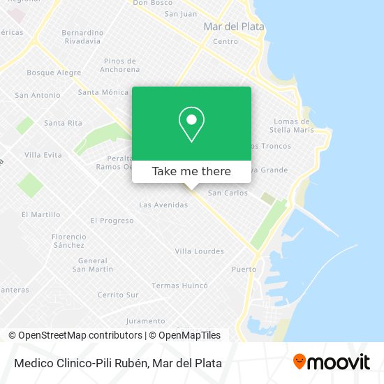Medico Clinico-Pili Rubén map