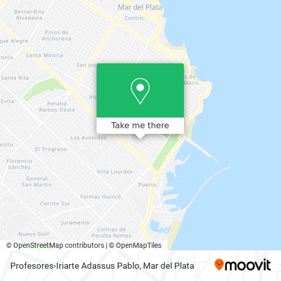 Profesores-Iriarte Adassus Pablo map