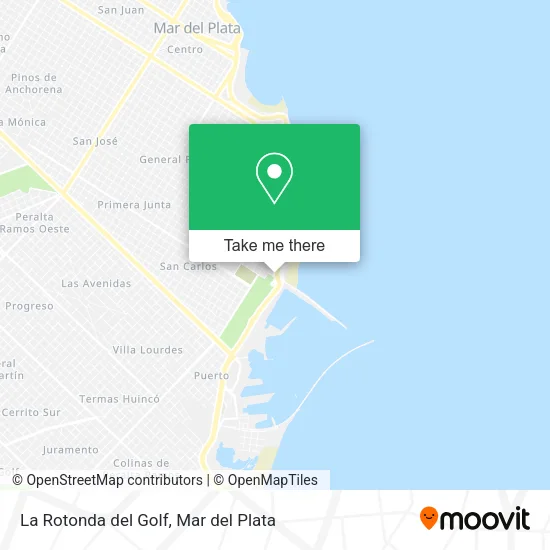 Mapa de La Rotonda del Golf