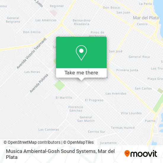 Musica Ambiental-Gosh Sound Systems map