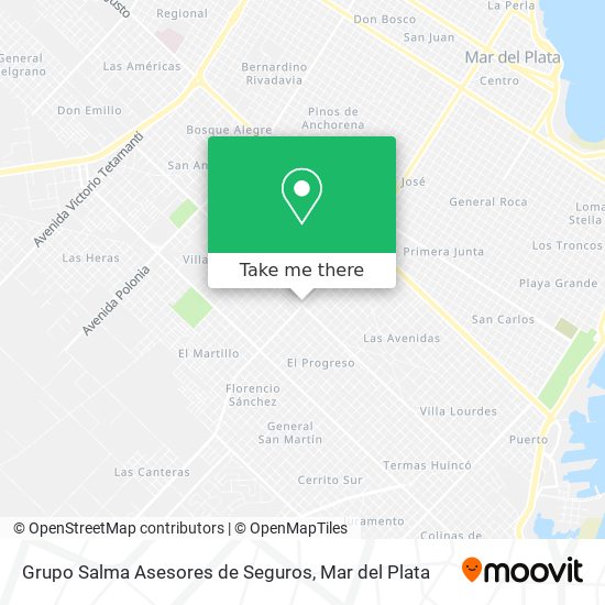 Grupo Salma Asesores de Seguros map