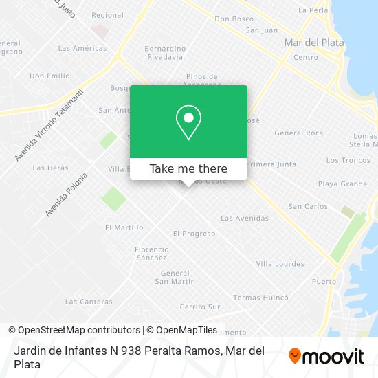 Jardin de Infantes N 938 Peralta Ramos map