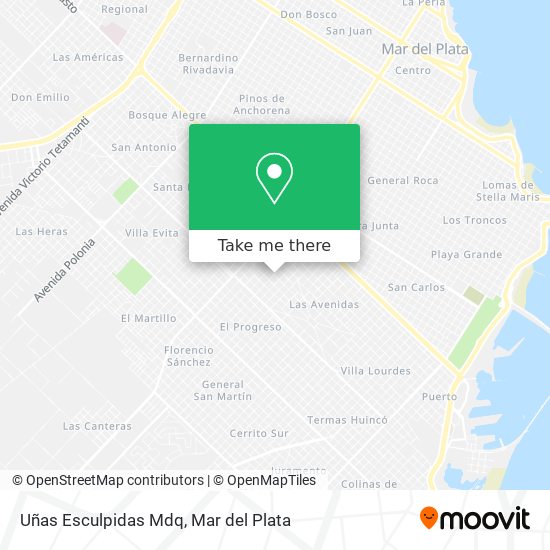 Mapa de Uñas Esculpidas Mdq