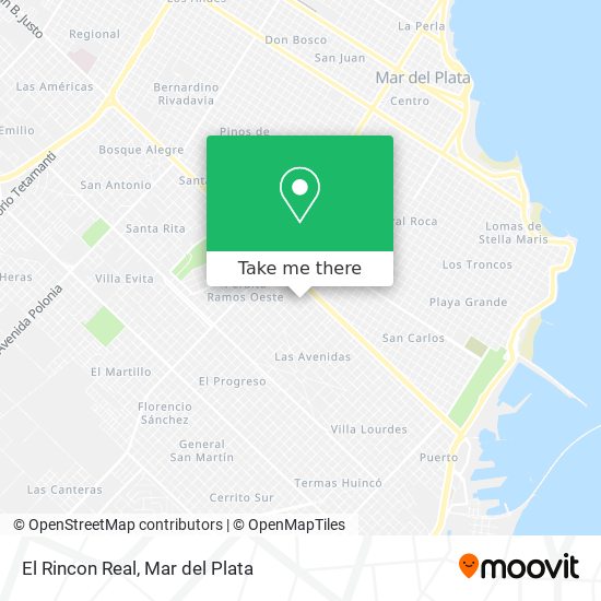 El Rincon Real map